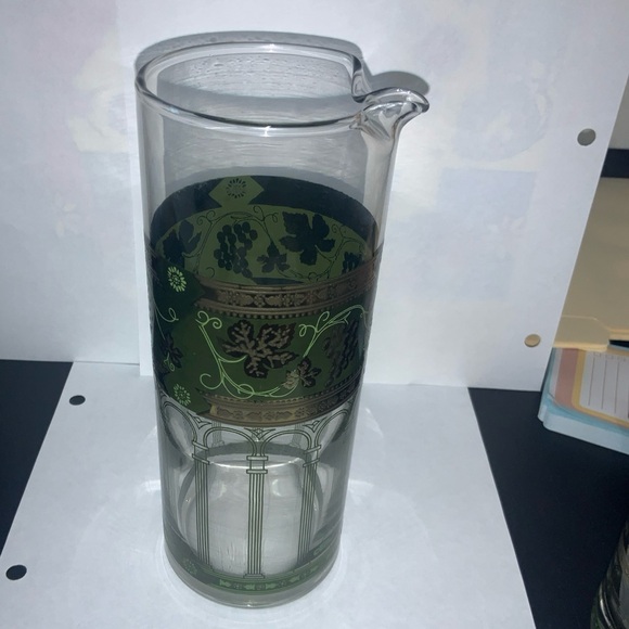 Vintage MCM Cera glass with 22 k gold accents - Picture 2 of 7